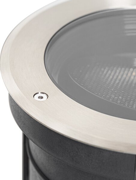 Zunanji talni reflektor jeklo AR111 nastavljiv IP65 - Delux Honey