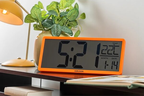 Karlsson Stenska ura Retro LCD