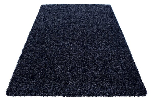 PREPROGA Z VISOKIM FLOROM Life 1500 140/200 cm tkano temno modra