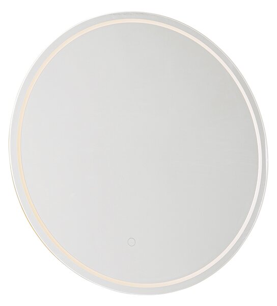 Sodobno kopalniško ogledalo 60 cm s LED in dotikom zatemnitve - Sebas