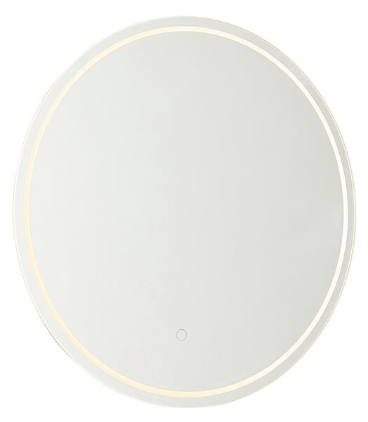 Sodobno kopalniško ogledalo 60 cm s LED in dotikom zatemnitve - Sebas