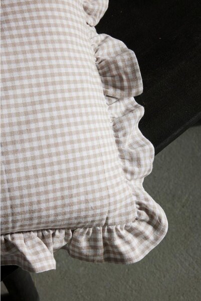 Mömax Okrasna Blazina Vichy, Bela, Ca. 40/40 Cm