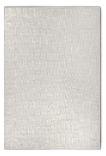 Kremno bela ročno tkana preproga iz mešanice volne 80x150 cm Pradesh Natural White – Elle Decoration