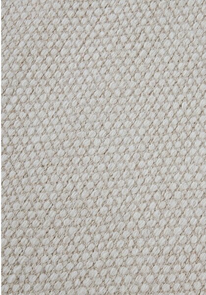 Kremno bela ročno tkana preproga iz mešanice volne 80x150 cm Pradesh Natural White – Elle Decoration