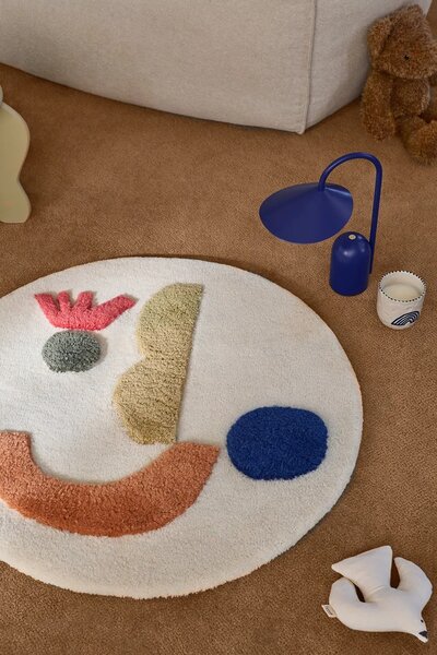 Ferm Living Volnena preproga ferm LIVING Panto O70 cm