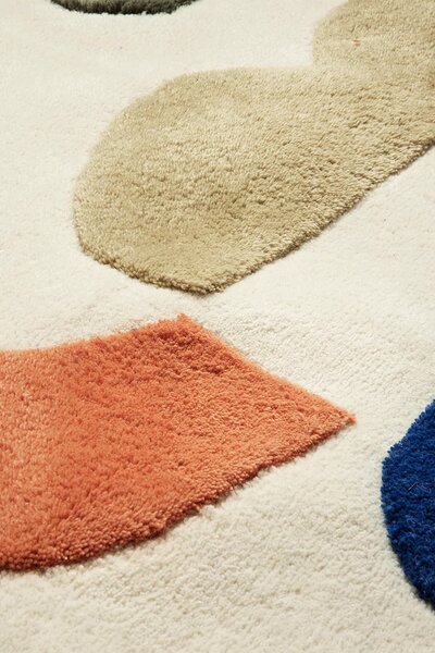 Ferm Living Volnena preproga ferm LIVING Panto O120 cm