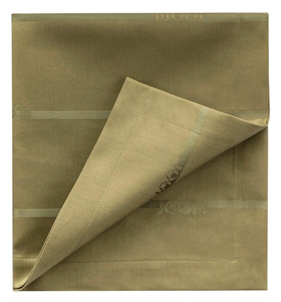 SERVIETA IZ BLAGA LOGO STRIPES 50/50 cm olivno zelena