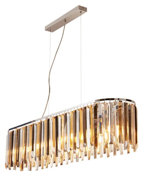 KRISTALNA VISEČA SVETILKA Clarissa 100/25/150 cm E14