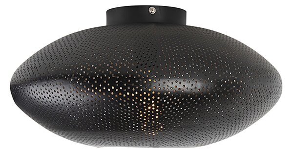 Pametna stropna svetilka črna in zlata 40 cm, vključno z Wifi G95 - Radiance
