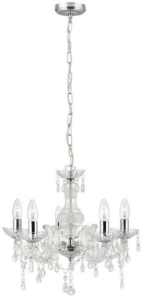 KRISTALNA VISEČA SVETILKA Marie Therese 48/120 cm E14