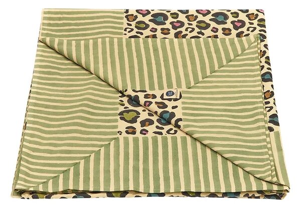 Doing Goods Bombažno posteljno pregrinjalo Doing Goods Disco Leopard 220 x 140 cm