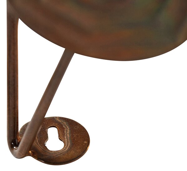 Stenska svetilka v slogu Art Deco bakrena 77 cm - Circles