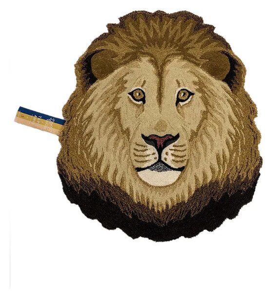 Doing Goods Volnena preproga Doing Goods Ari Lion Head 113 x 95 cm