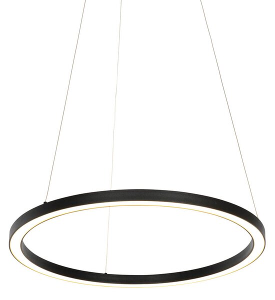Pametna viseča svetilka črna 60 cm, vključno z LED in RGBW - Girello