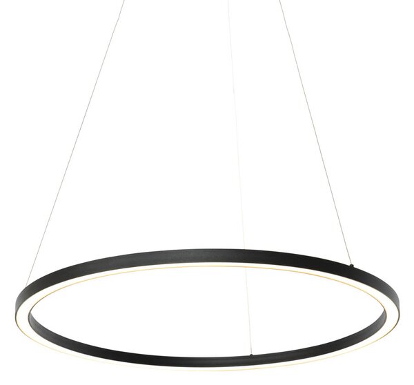 Pametna viseča svetilka črna 80 cm, vključno z LED in RGBW - Girello