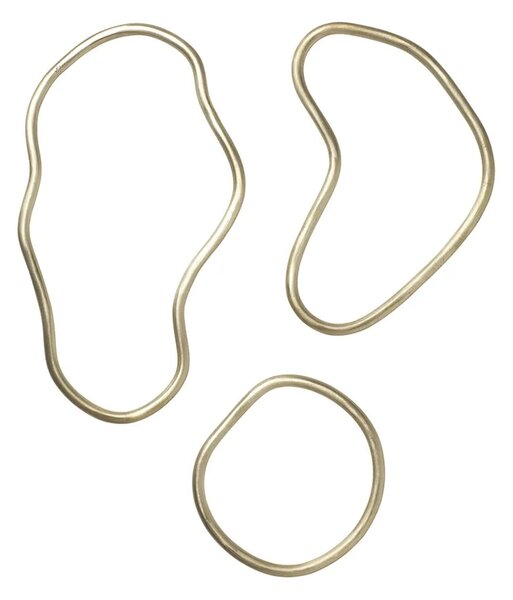 Ferm Living Podstavek za vroče jedi ferm LIVING Pond Trivets 3-pack