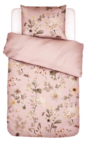 POSTELJNINA NOE 135/200 cm saten pink