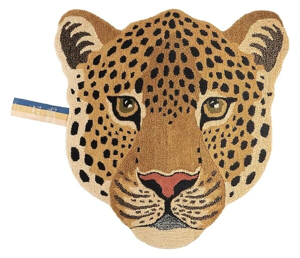 Doing Goods Volnena preproga Doing Goods Himani Leopard Head