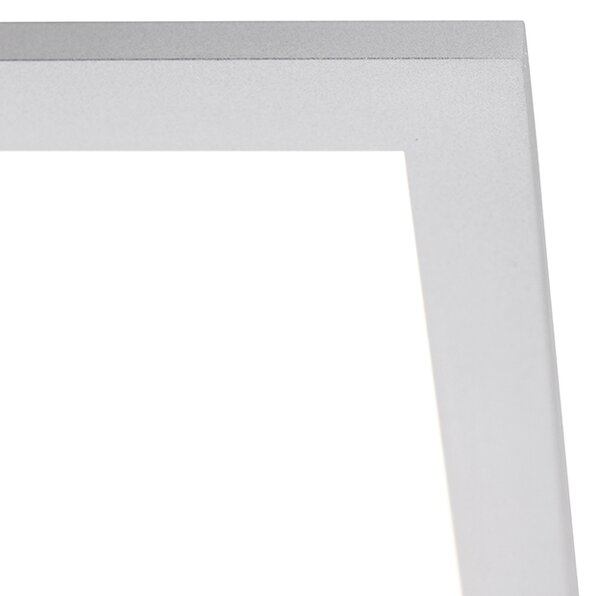 Moderna LED plošča jeklo 40 cm vključno z LED - Liv