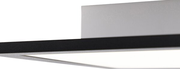 Sodobna stropna svetilka črna 120 cm vključno z LED zatemnitvijo do toplega - Liv