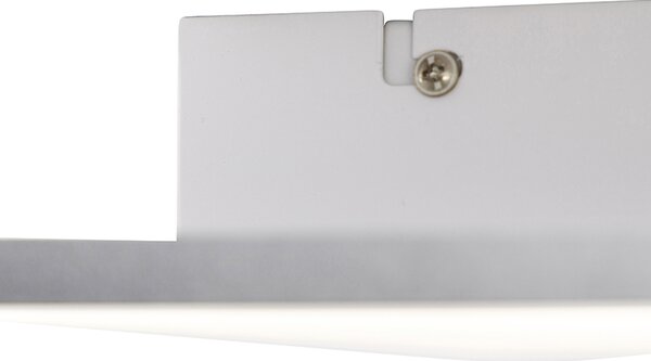 Moderna LED plošča jeklo 40 cm vključno z LED - Liv
