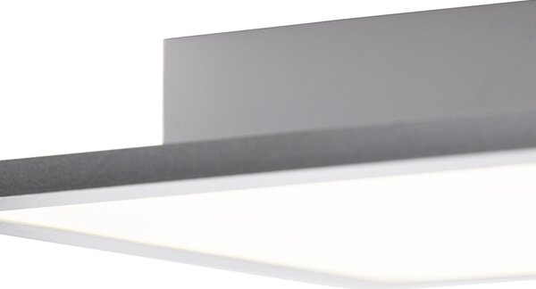 Stropna svetilka iz jekla 120 cm, vključno z LED-diodo z daljinskim upravljanjem - Liv