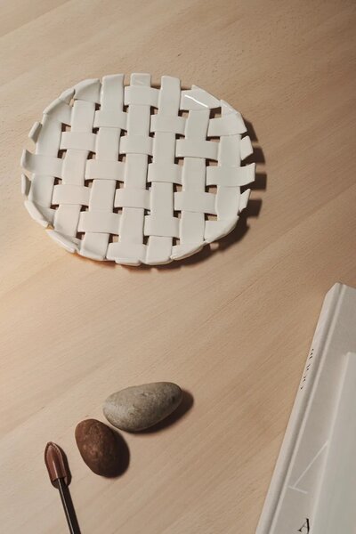 Ferm Living Dekorativni krožnik ferm LIVING Plait Platter