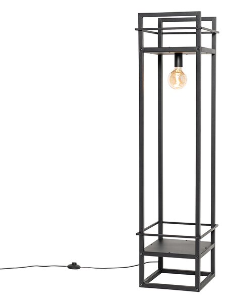Pametna industrijska stoječa svetilka črna, vključno z WiFi G95 - Cage Rack