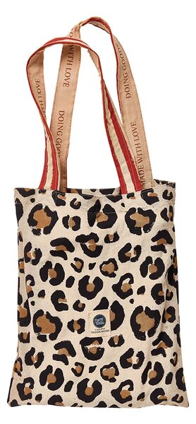 Doing Goods Bombažno posteljno pregrinjalo Doing Goods Leopard Single 220 x 140 cm