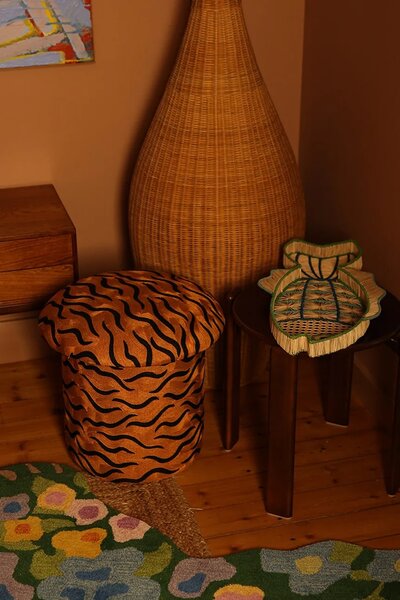 Doing Goods Vreča za sedenje Doing Goods Maya Tiger Embroidered