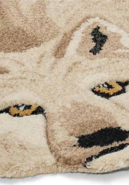 Doing Goods Volnena preproga Doing Goods Woozy Wolf Rug Large
