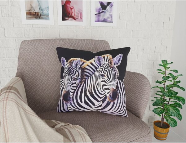 Prevleka za blazino Vitaus Zebra, 43 x 43 cm