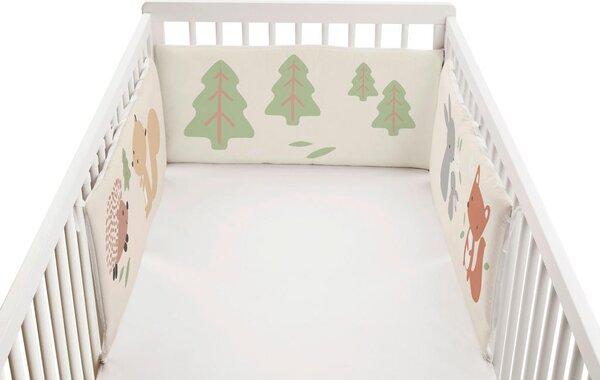 OBLOGA ZA POSTELJICO Pretty Forest 32/40/20 cm tkano večbarvno, rjavosiva