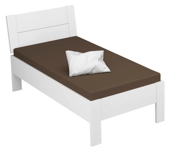 POSTELJA 180 cm x 200 cm , leseni material bela