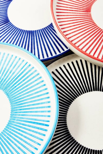 Pols Potten Komplet desertnih krožnikov Pols Potten Handpainted 20 cm 4-pack