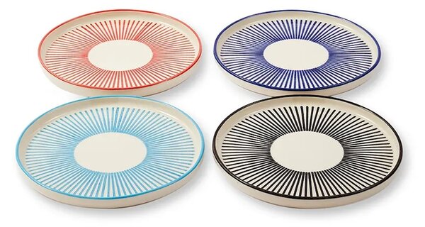 Pols Potten Komplet desertnih krožnikov Pols Potten Handpainted 20 cm 4-pack