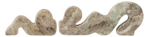 Bloomingville Dekorativni svečniki Bloomingville 25 x 4 x 10/15 x 4 x 7 cm 2-pack