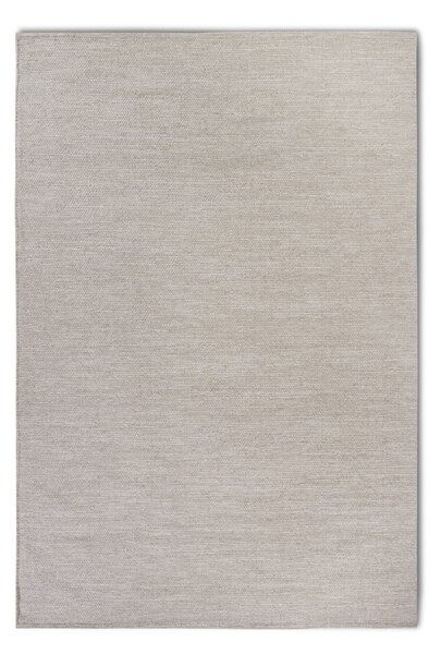 Bež ročno tkana preproga iz mešanice volne 80x150 cm Pradesh Linen White – Elle Decoration