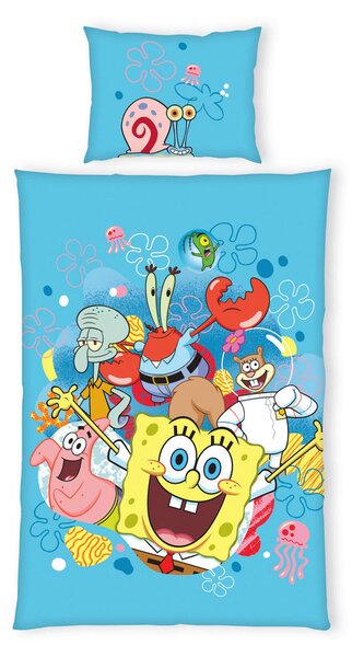 OTROŠKA POSTELJNINA Spongebob 60/80 cm renforcé