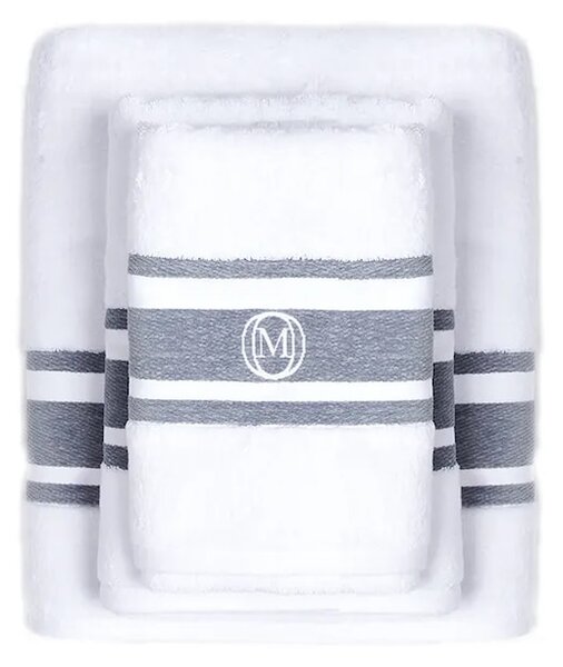 Officine Monogram Velika bombažna brisača Officine Monogram Monogram Linea 100 x 160 cm