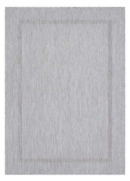 RAVNO TKANA PREPROGA Relax 140/200 cm tkano srebrne barve