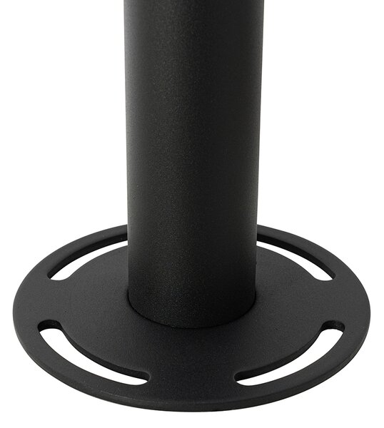 Moderna laterna črna s plastiko 200 cm IP44 - Sfera