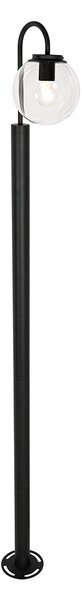 Moderna laterna črna s plastiko 200 cm IP44 - Sfera