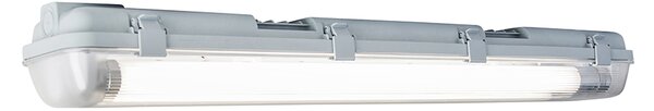 TL armatura siva, vključno z LED 15W 2250 lm 4000K IP65 - Base