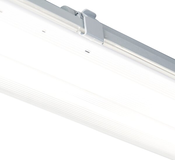 TL armatura siva, vključno z LED 15W 2250 lm 4000K IP65 - Base