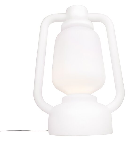 Pametna stoječa svetilka bela 110 cm vključno z WiFi G95 - Storm Extra Large