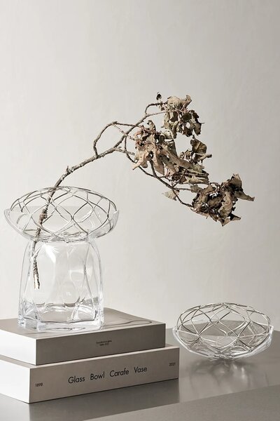Orrefors Dekorativna vaza Orrefors Bloom 12,5 cm