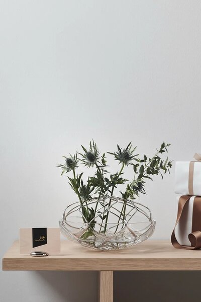 Orrefors Dekorativna vaza Orrefors Bloom 12,5 cm