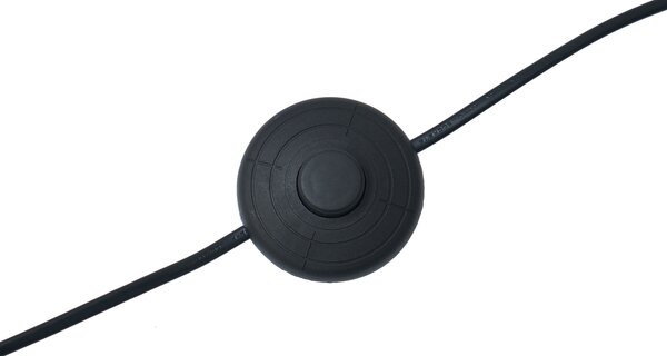 Lesena stoječa svetilka z bež in belo črtasto senčilo 50 cm - Tripod Classic