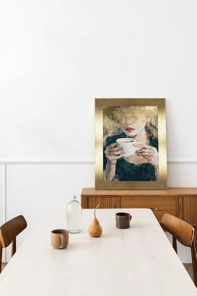 Uokvirjena stenska dekoracija home & lifestyle 50 x 70 cm